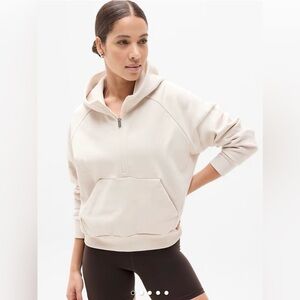 Athleta Forever Fleece 1/2 Zip Hoodie